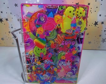Lisa Frank A7 Acrylic Notebook