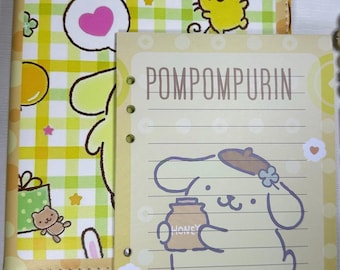 Pompompurrin A5 Binder & Paper