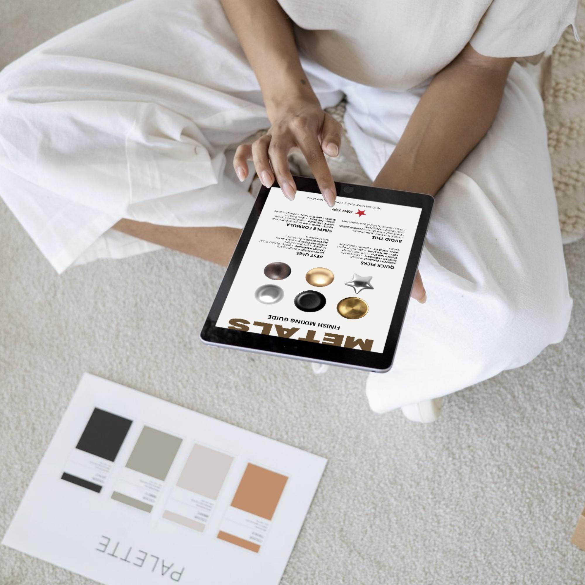 Interior Design Reference Guide ( Digital + Printable) | Material ...