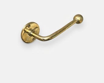 Porte papier toilette en laiton & support WC mural