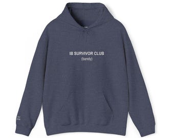 Sudadera con capucha del Club de Supervivientes del IB / Ropa de graduación de la promoción de 2026