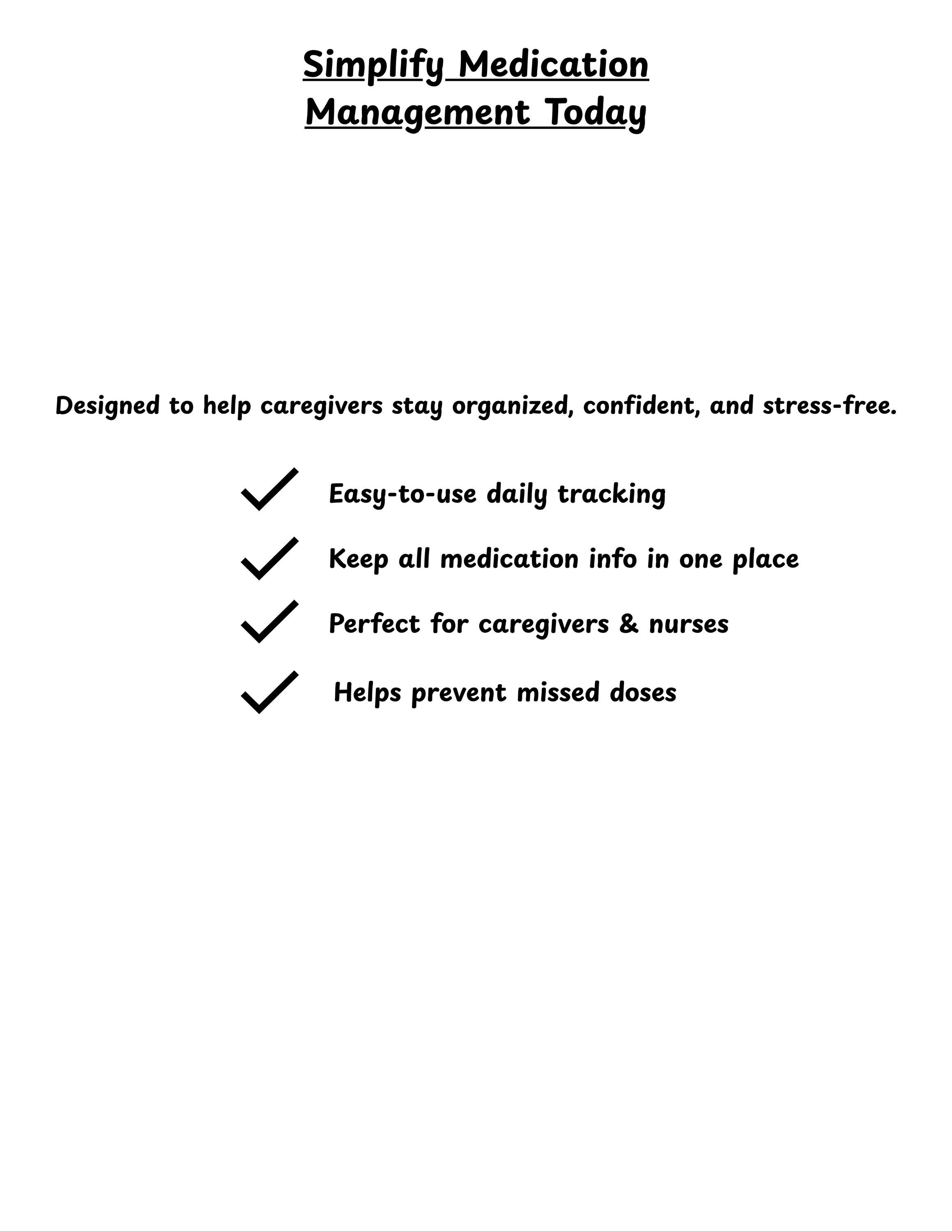 Medication Tracker Printable | Caregiver Log PDF, Daily Medication ...