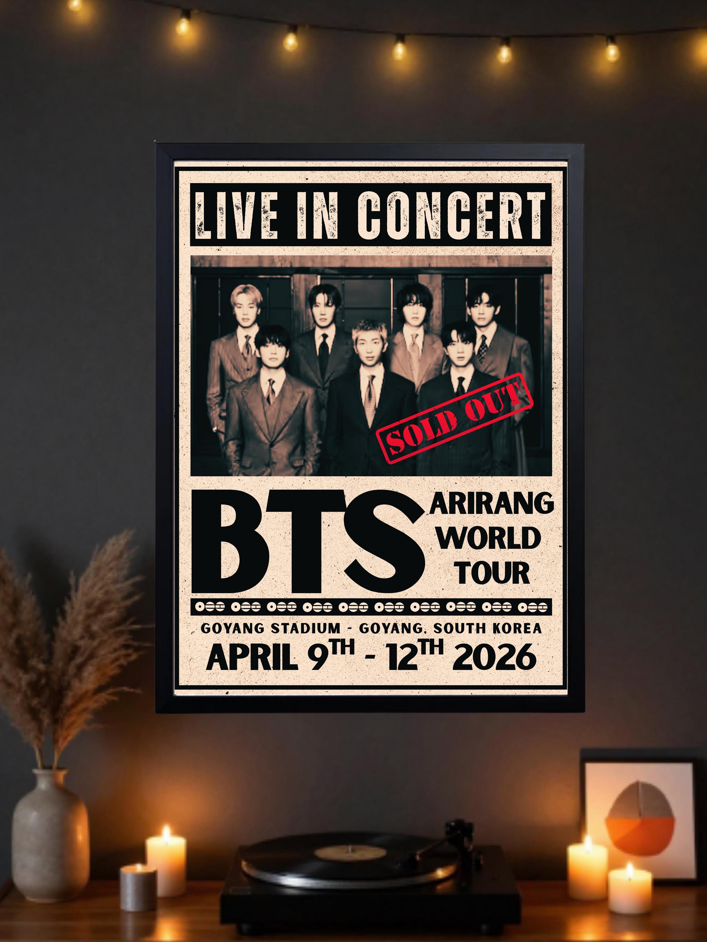 Bts Poster World Tour - Etsy Canada