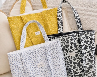 Handmade Basic Quilted Totes