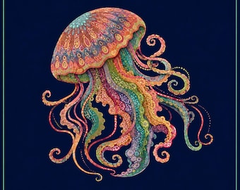 Jellyfish Mahjong Mat