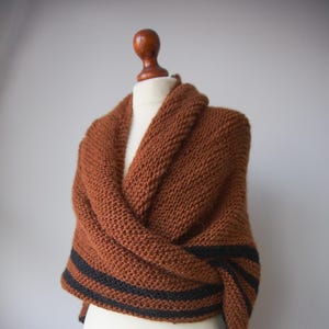 Outlander shawl triangle scarf handmade wrap shawl Claire Fraser STARZ Outlander the sontag shawl shawl outlander brown black long very warm