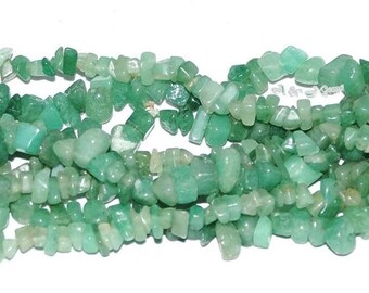 100/% Guarantee 24 Grams Green Aventurine Chip Beads 100