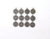 12 Charms, Chinese Coin, Antique Bronze Wealth Good Fortune.