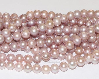 Freshwater Pearl Pink 9-9.5mm Round - 15.75" Strand
