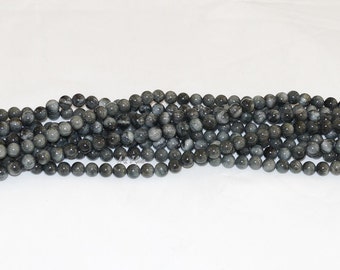 Eagle Eye 4mm, 6mm, 8mm Round Gemstone Beads