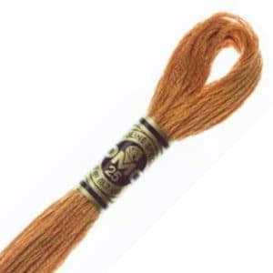 DMC 976 Floss - 6 Strand Embroidery Floss - Medium Golden Brown
