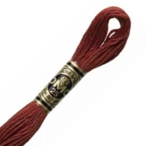 DMC 918 Floss - 6 Strand Embroidery Floss - Dark Red Copper