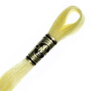 DMC 3078 Floss - 6 Strand Embroidery Floss - Very Light Golden Yellow