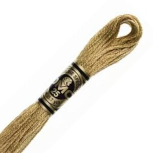 DMC 3045 Floss - 6 Strand Embroidery Floss - Dark Yellow Beige