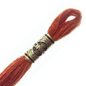 DMC 919 Floss - 6 Strand Embroidery Floss - Red Copper