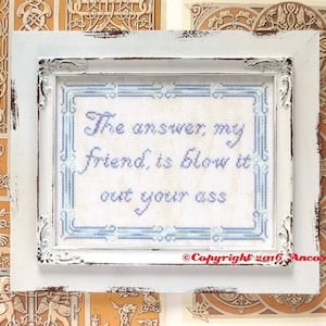 MST3K Cross Stitch Pattern Blow it... PDF