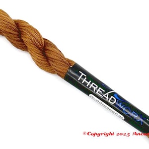 ThreadworX 10357 Variegated Embroidery Floss Toffee Brown