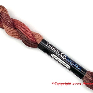 ThreadworX 10342 Variegated Embroidery Floss Earth Stones