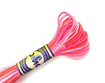 DMC 4190 Variegated Embroidery Floss Ocean Coral