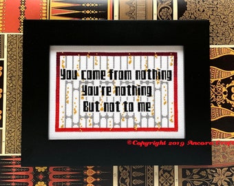 Star Wars Cross Stitch Pattern "But Not to Me" PDF