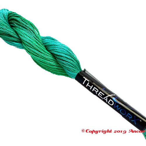 Threadworx 1089 Variegated Embroidery Floss Bleeding Hearts Etsy