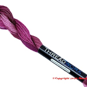 Threadworx 1005 Variegated Embroidery Floss Cherries - Etsy