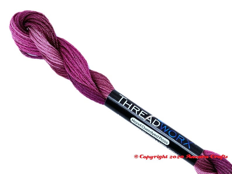Threadworx 1005 Variegated Embroidery Floss Cherries - Etsy