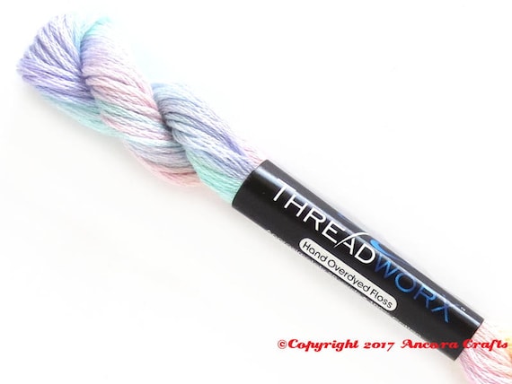 ThreadworX 10592 Variegated Rainbow Embroidery Floss Wildflowers