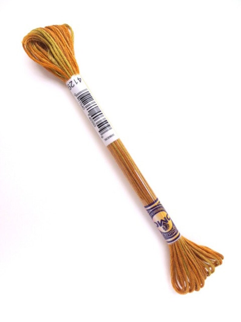 DMC 4129 Variegated Embroidery Floss Peanut Brittle Etsy