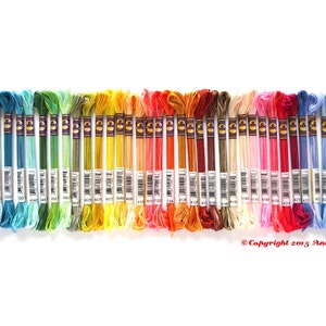 DMC Variegated Embroidery Floss - 36 Color Collection Bundle