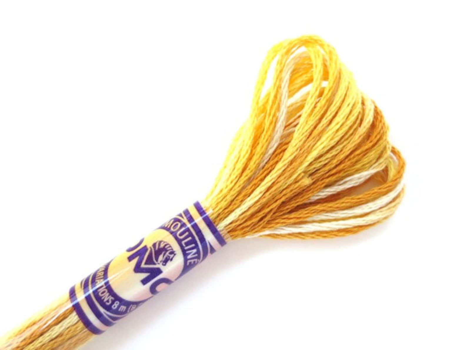 DMC 4073 Variegated Embroidery Floss Buttercup Etsy