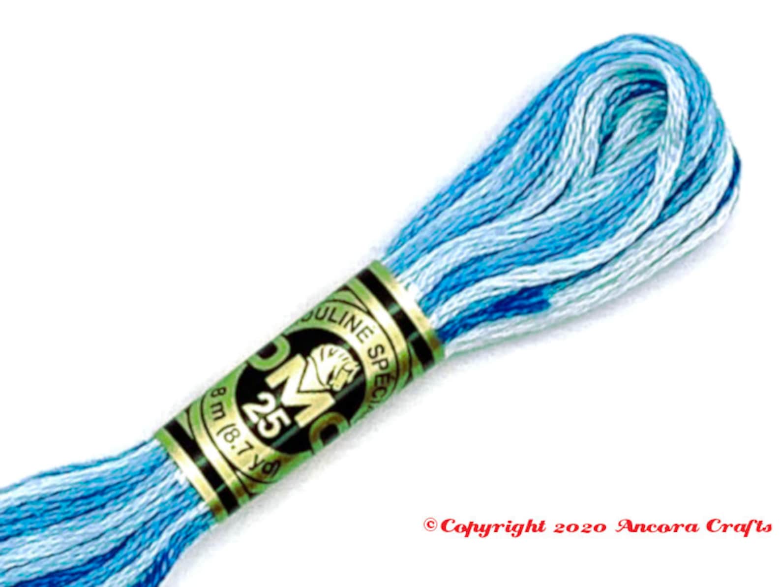 DMC Variegated Embroidery Floss 18 Classic Colors Collection Etsy