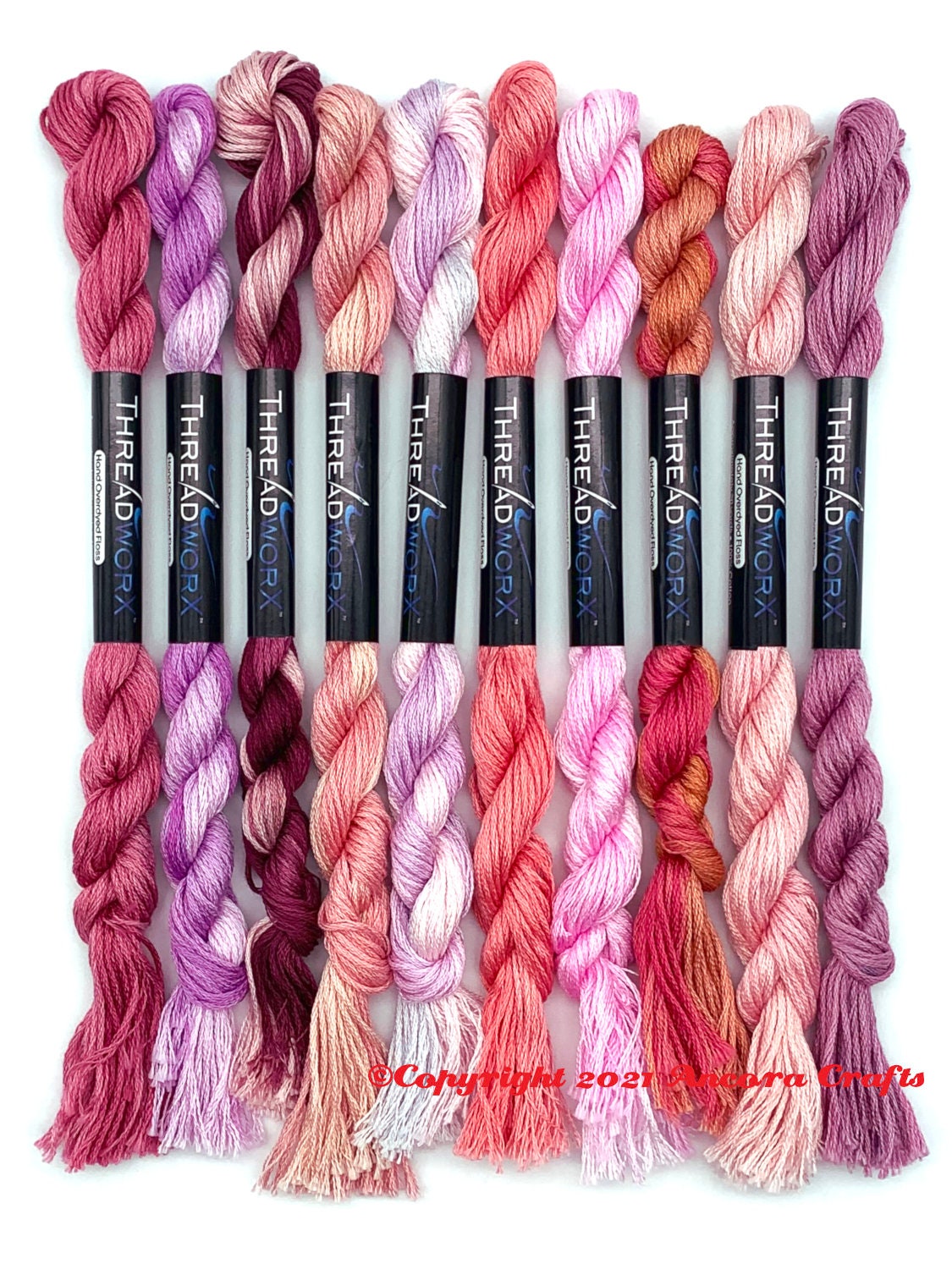 Anchor Variegated Embroidery Floss - 16 Ombre Color Collection
