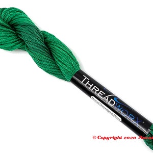 ThreadworX 10582 Variegated Embroidery Floss Emerald