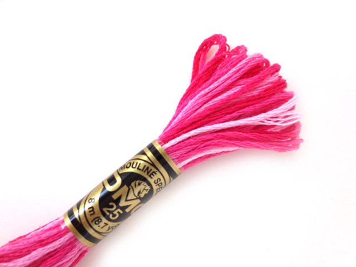DMC Variegated Embroidery Floss 18 Classic Colors Collection Etsy