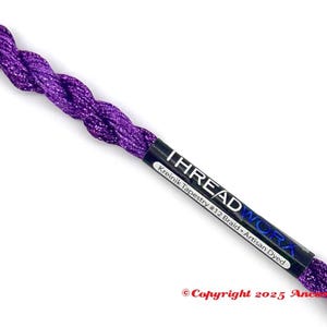 ThreadworX Metallic Thread - 11307 Purple Shimmer 411307 711307 911307