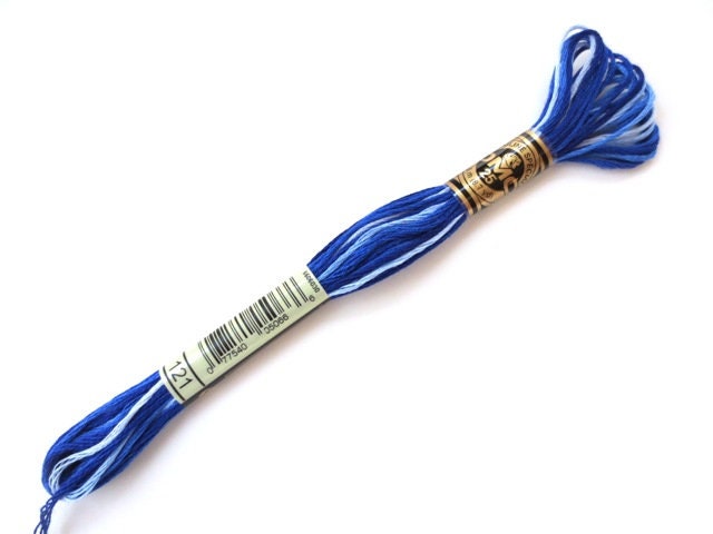 DMC 121 Variegated Delft Blue 6 Strand Embroidery Floss