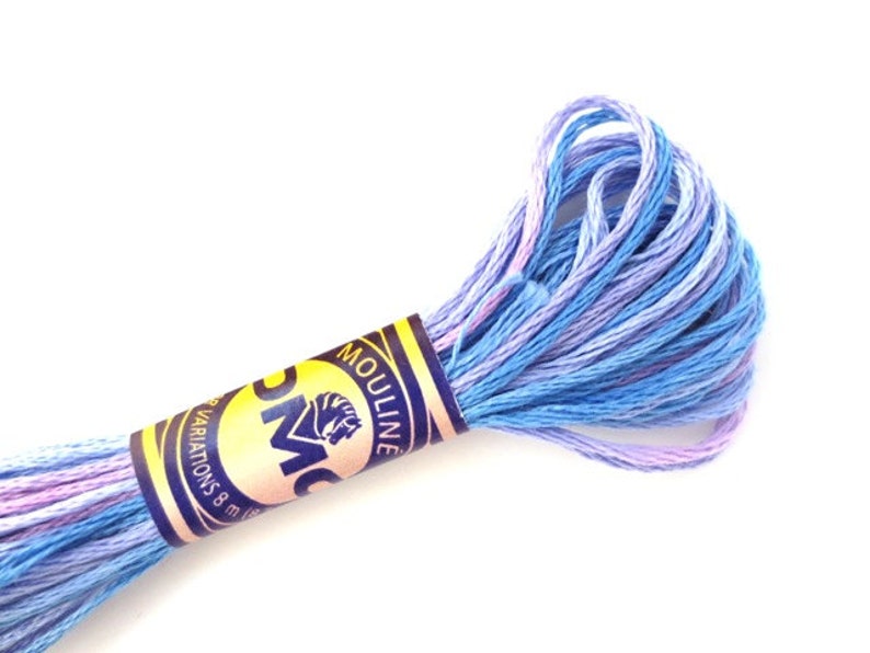 DMC 4215 Variegated Embroidery Floss Northern Lights Etsy