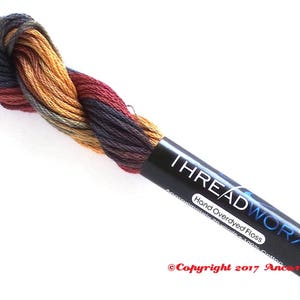 ThreadworX 1039 Variegated Embroidery Floss Autumn Leaves