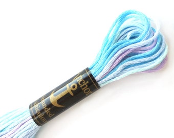 Anchor 1344 Variegated 6 Strand Floss Caribbean
