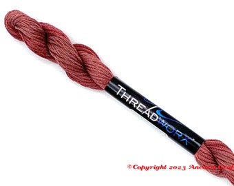 ThreadworX 10422 Variegated Embroidery Floss Rustic Red