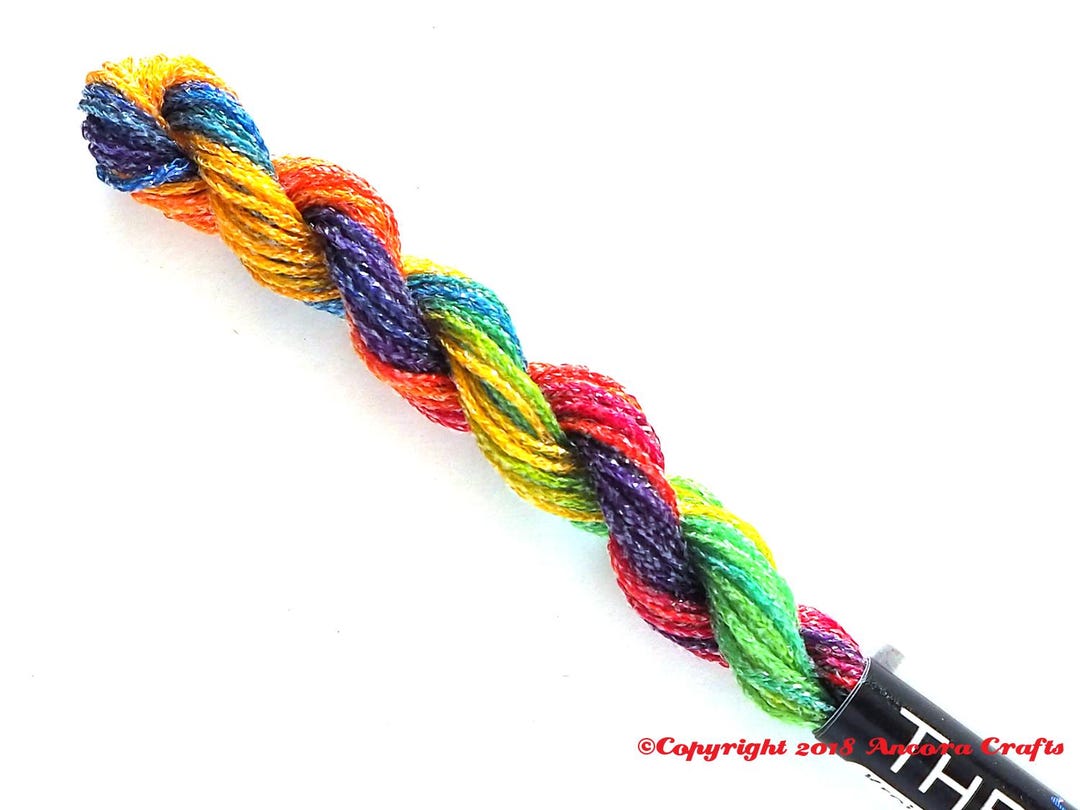 Threadworx Metallic Thread - 1154 Bradley's Balloons Variegated Rainbow ...