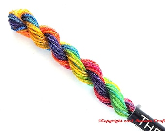 ThreadworX Metallic Thread - 1154 Bradley&#39;s Balloons Variegated Rainbow 41154 71154 91154