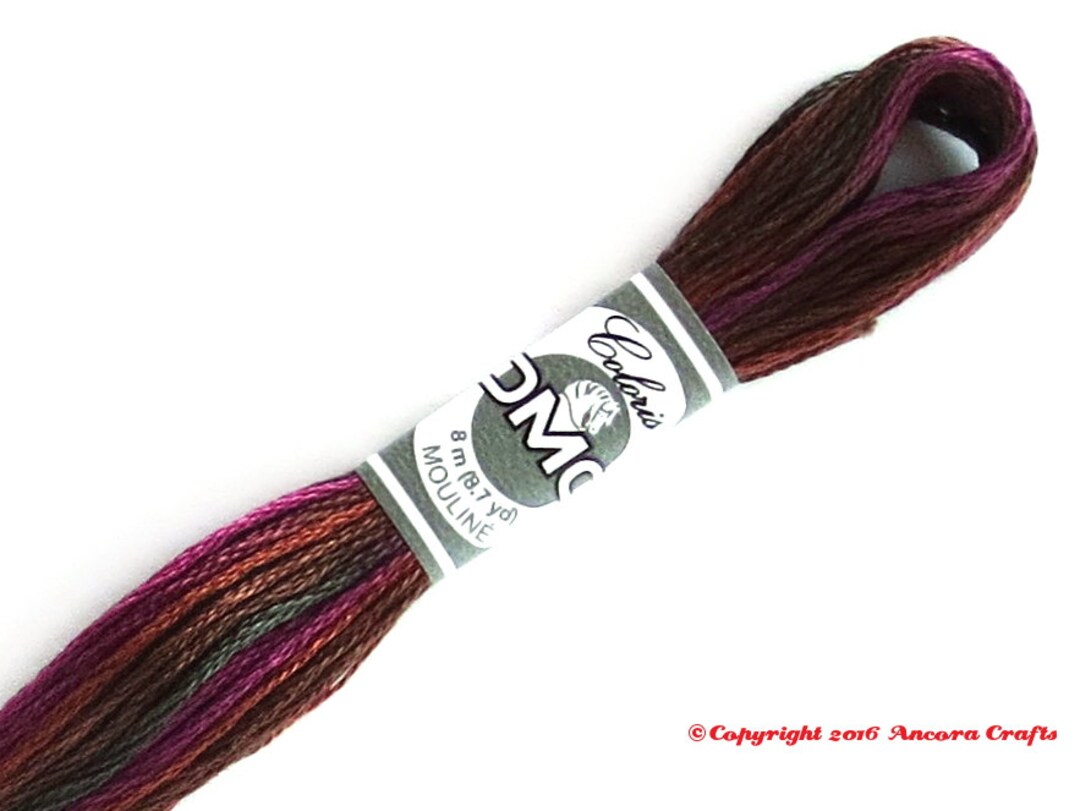 DMC 4522 Coloris Variegated Embroidery Floss Canadian Night Etsy
