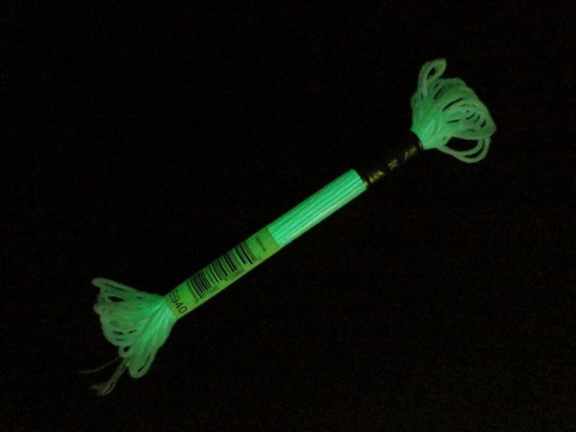 DMC Glow in the Dark E940 6 Strand Floss Etsy