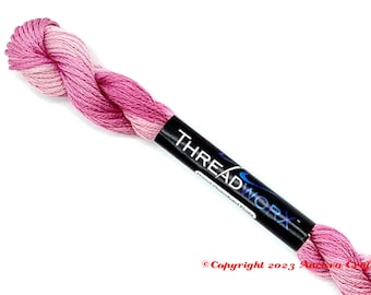 ThreadworX 10810 Variegated Embroidery Floss Williamsburg Rose