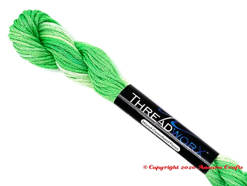 Colección Halloween de ThreadworX: paquete de hilo de bordar abigarrado de 10 colores imagen 10