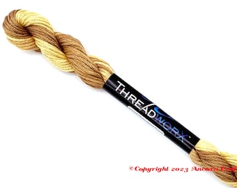 ThreadworX 10281 Variegated Embroidery Floss Pirate's Gold