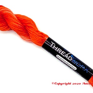 Colección Halloween de ThreadworX: paquete de hilo de bordar abigarrado de 10 colores imagen 6