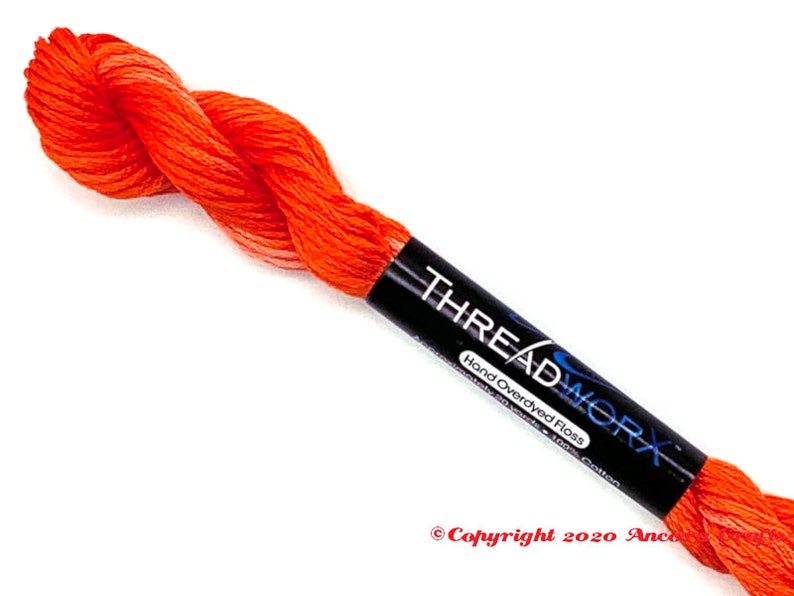 Colección Halloween de ThreadworX: paquete de hilo de bordar abigarrado de 10 colores imagen 6
